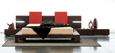 The Tokyo bed, made from Forest Stewardship Council-certified wood